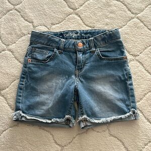 Cat & Jack Super Stretch Jean shorts —size 7/8 girls